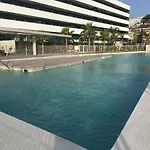 Daire Bright Apartment, Community Pool And Own Private Pool On Splendid Terrace, Garage, 900m, Mountains 200m