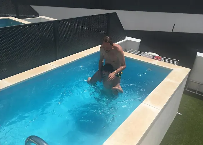 Bright Apartment, Community Pool And Own Private Pool On Splendid Terrace, Garage, 900m, Mountains 200m