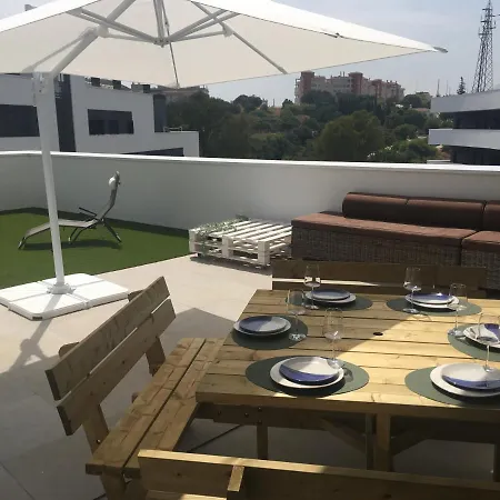 Bright Apartment, Community Pool And Own Private Pool On Splendid Terrace, Garage, 900m, Mountains 200m